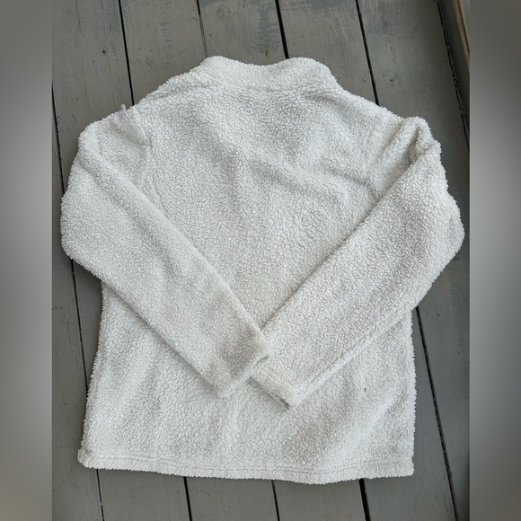 Patagonia White Fleece Pullover Quarter Zip - Picture 4 of 4